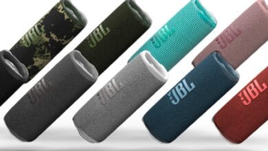 Imagen del altavoz JBL Flip 6 en diferentes colores