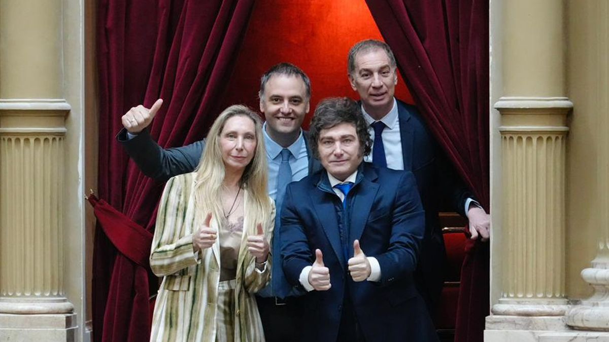 Javier Milei asistió a la jura en Diputados donde La Libertad Avanza se convirtió en primera minoría