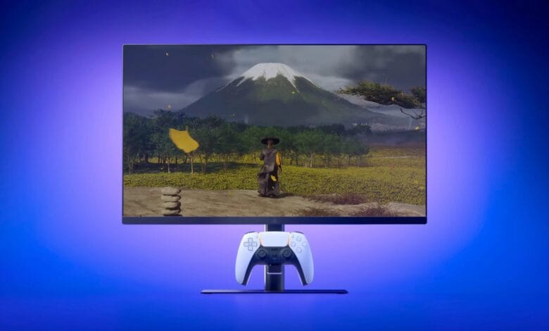 Monitor PS5 con pantalla de 27 pulgadas y altavoces estéreo