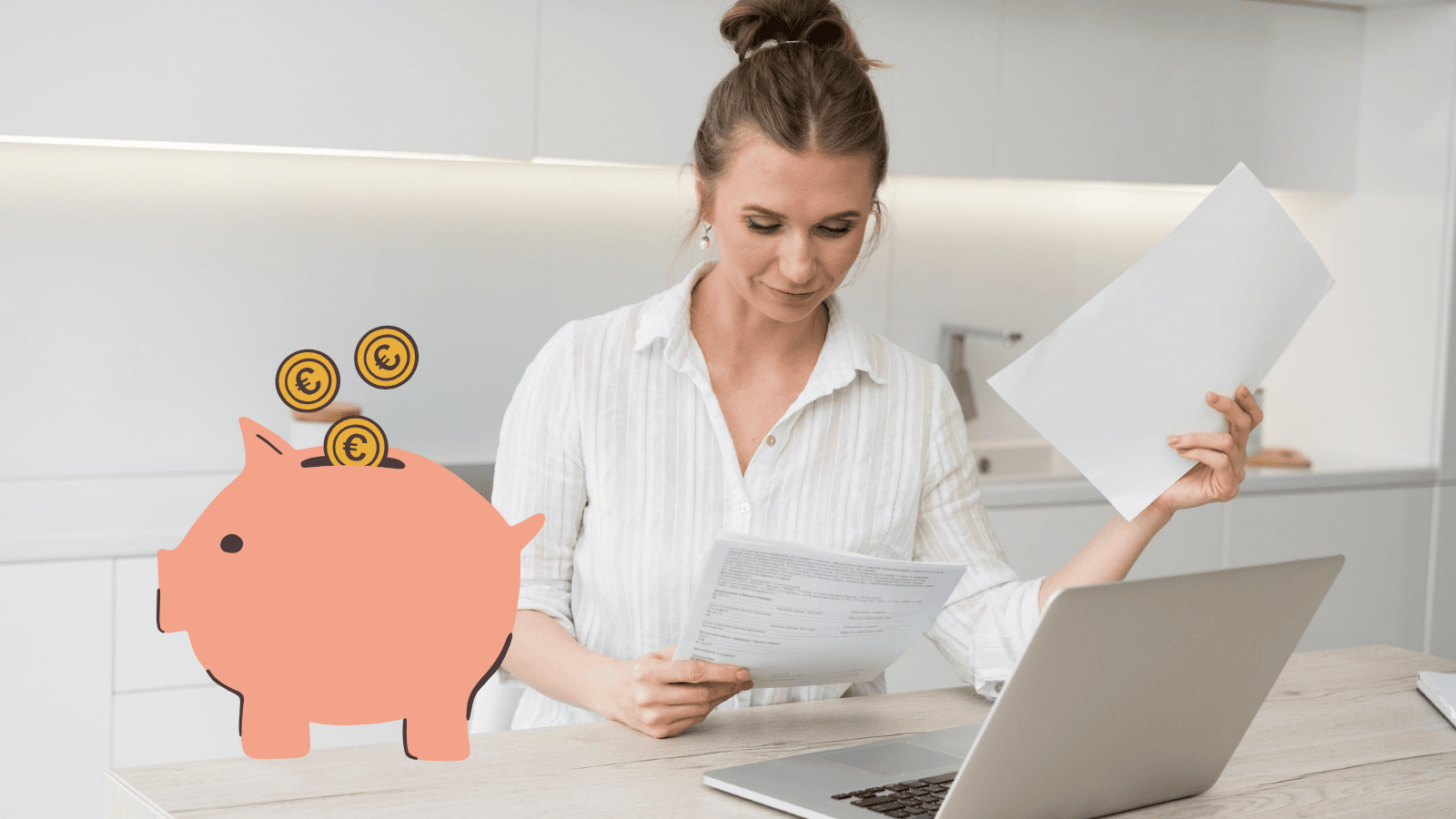 ilustración de factura dada por un móvil