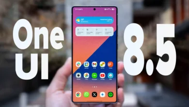 Galaxy S25 con la capa de personalización One UI 8.5