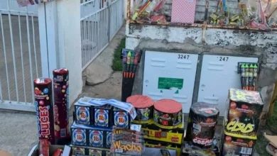 Imagen de un operativo contra la pirotecnia ilegal en Córdoba