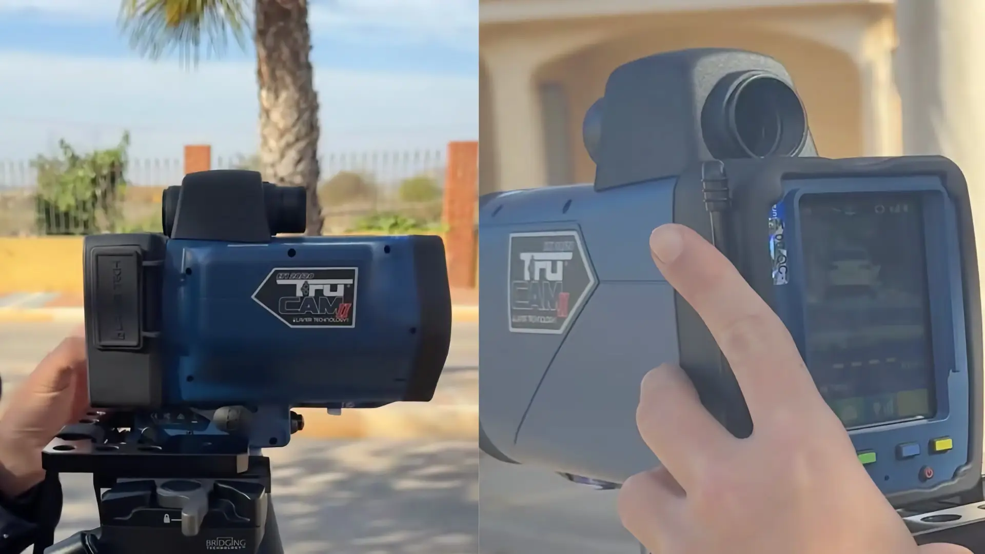 Radar TruCam II para controlar la velocidad en carreteras españolas