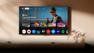 Captura de pantalla de la nueva interfaz de Google TV
