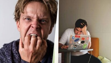 Imagen de una persona mordiéndose las uñas