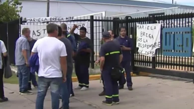 Protesta de trabajadores despedidos en Córdoba