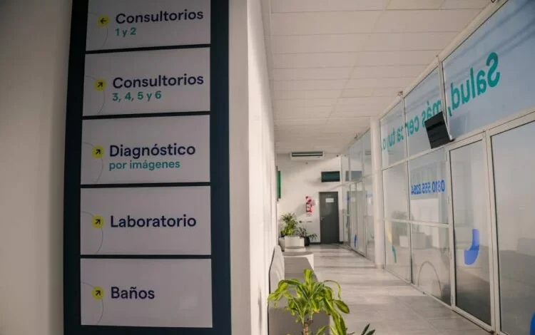 Imagen del nuevo centro de salud de APROSS en Mina Clavero