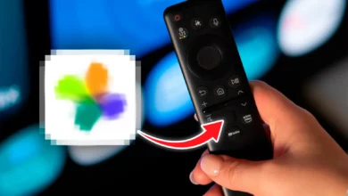 Imagen de la integración de Google Fotos en una TV Samsung