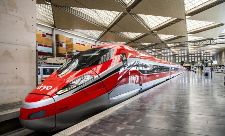 Tren de alta velocidad con vibraciones