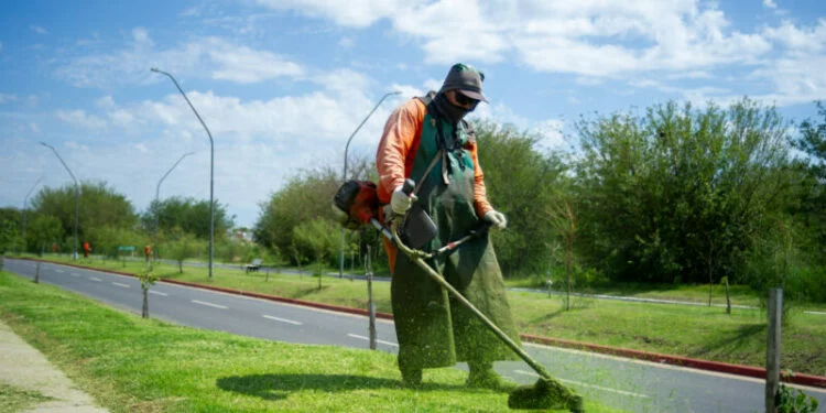 Imagen de un parque en Córdoba con áreas verdes bien mantenidas