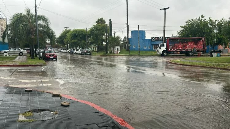 Mapa de lluvias en Córdoba con zonas de mayor precipitación