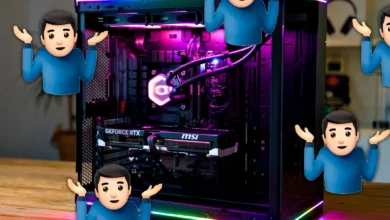 Imagen de una persona trabajando en una computadora con una velocidad rápida