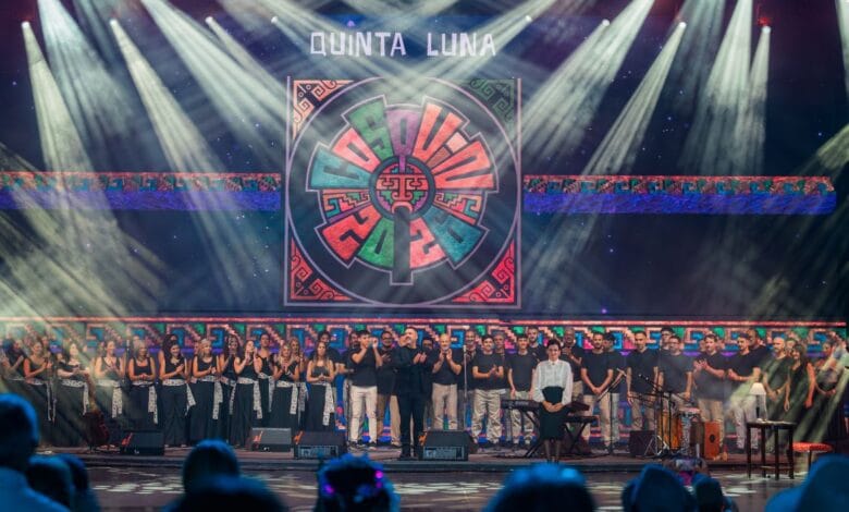 Imagen de la presentación de la Noche de Córdoba en Cosquín