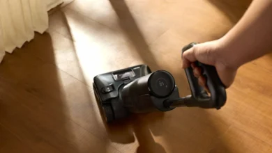 Aspiradora Roborock F25 Ultra en acción