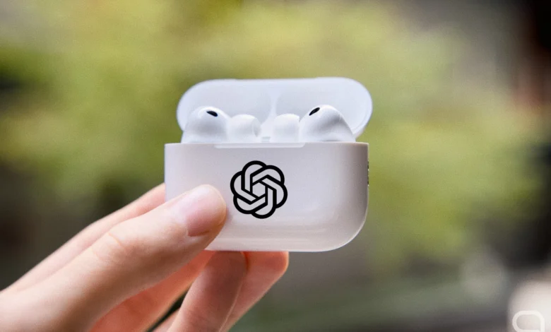 Imagen del dispositivo de OpenAI con un diseño innovador y un estuche en forma de huevo