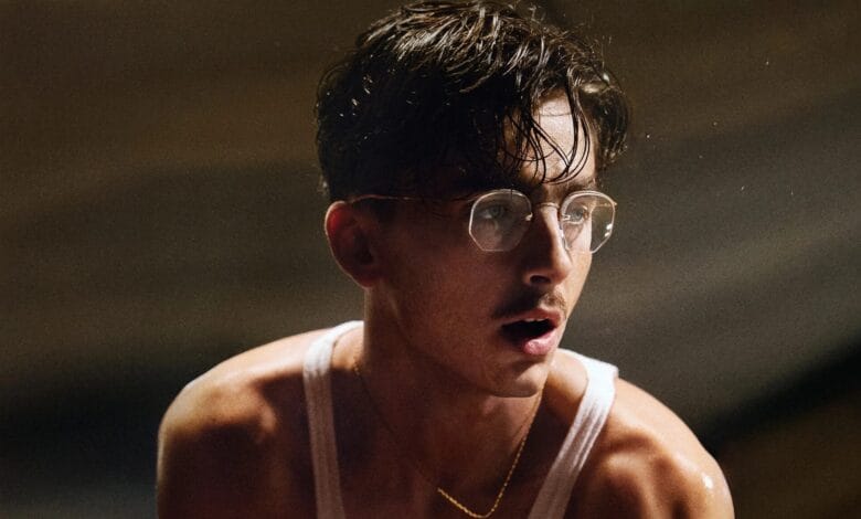 Póster de la película Marty Supreme con Timothée Chalamet