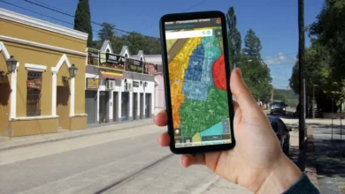 Mapa urbano de Córdoba con información geográfica