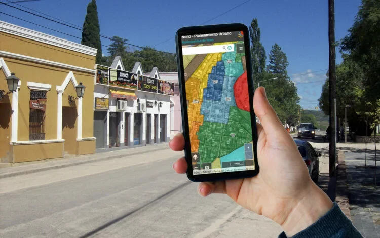 Mapa urbano de Córdoba con información geográfica