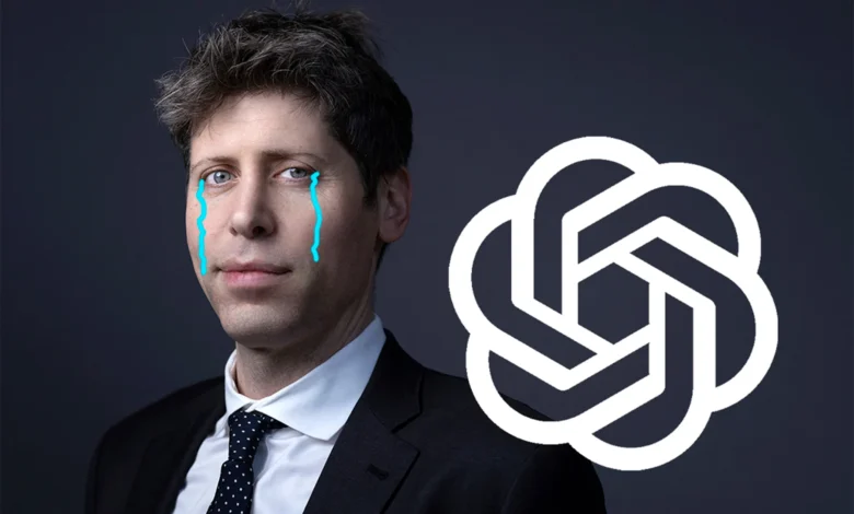 Logo de OpenAI en un fondo de circuitos electrónicos