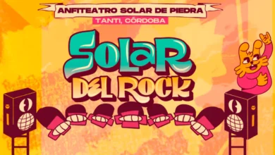 Escenario del Anfiteatro Municipal Solar de Piedra en Tanti durante el Solar del Rock