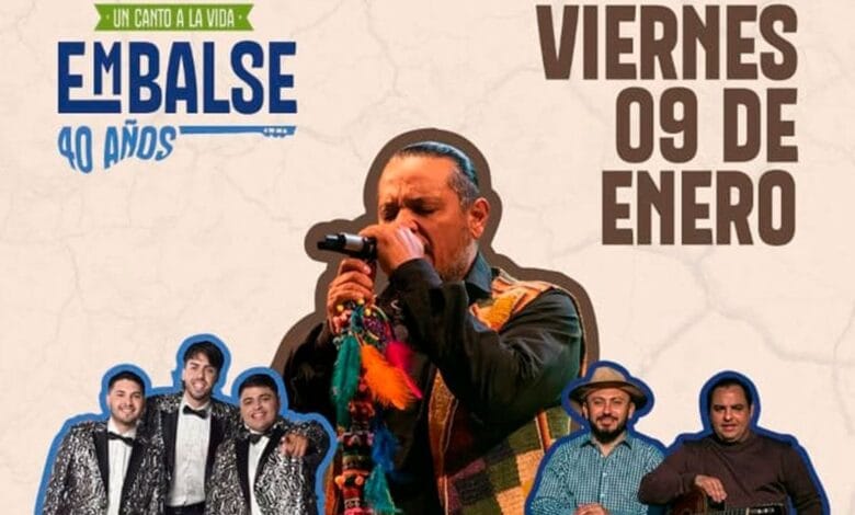 Festival Embalse Un Canto a la Vida 2026 en el Polideportivo Municipal de Embalse
