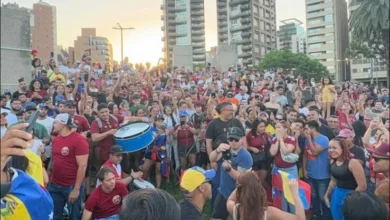 Imagen de la concentración en Plaza España