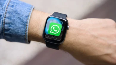 Pantalla del Apple Watch mostrando la aplicación de WhatsApp