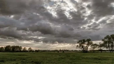 Imagen de un cielo nublado con tormentas en Córdoba