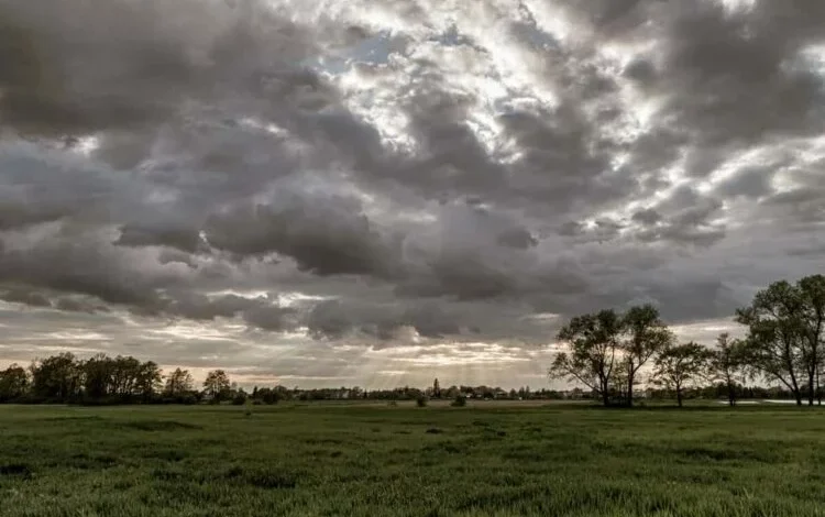 Imagen de un cielo nublado con tormentas en Córdoba