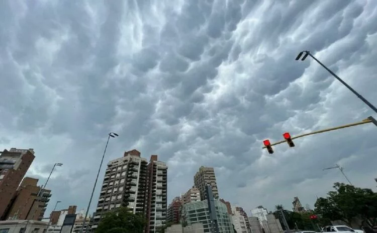 Imagen de un cielo nublado en Córdoba