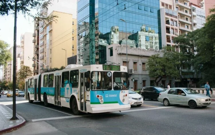 Trolebuses en la ciudad de Córdoba