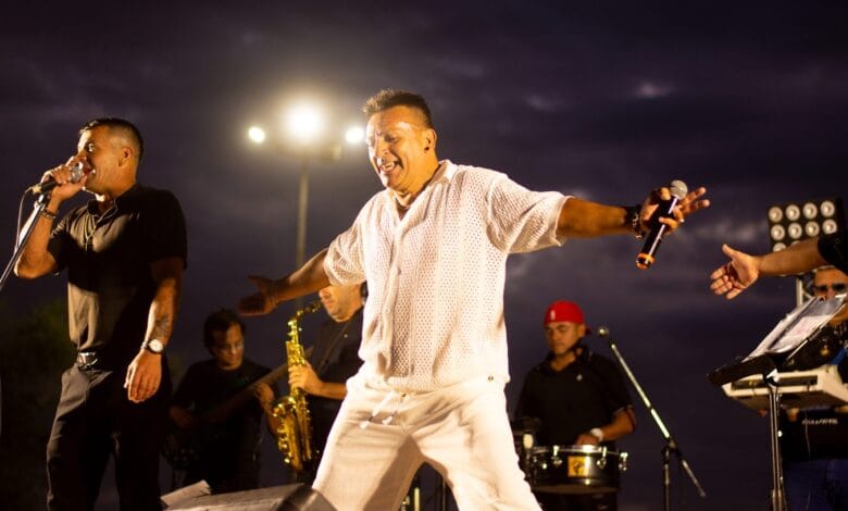 Concierto al aire libre en la Costanera de Río Cuarto