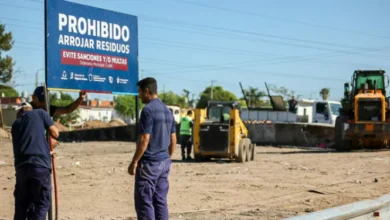 Imagen de un basural en Córdoba antes de ser erradicado