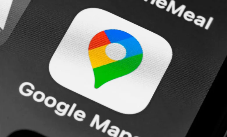 Imagen de Google Maps en un dispositivo móvil