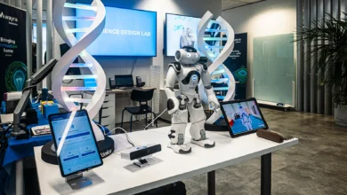 Imagen de LaCabina, el espacio de innovación de Telefónica en Madrid