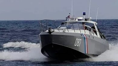 Lancha rápida estadounidense interceptada por la Tropa Guardafrontera de Cuba