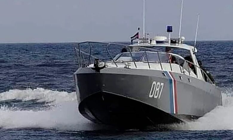Lancha rápida estadounidense interceptada por la Tropa Guardafrontera de Cuba