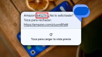 Captura de pantalla de la App de Mensajes en Android Google