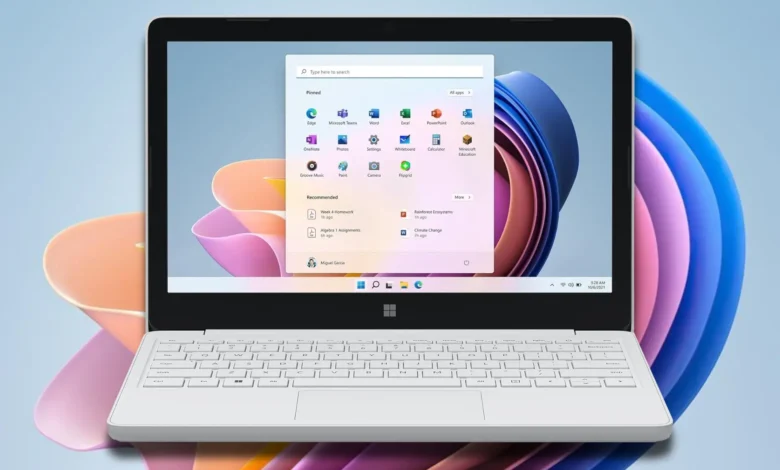 Windows 11 SE en un dispositivo educativo