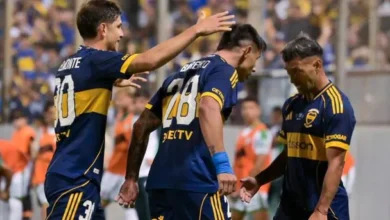 Imágenes del equipo de Boca antes del partido contra Gimnasia (M)