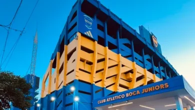 Imagen de la Bombonera, estadio de Boca Juniors, antes de un partido importante