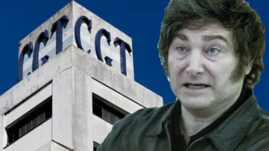 Gráfico que muestra el número de paros generales en Argentina desde 1983