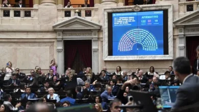 Diputados en sesión en el Congreso de la Nación