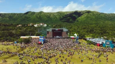 Imagen del operativo de seguridad para el Cosquín Rock 2026