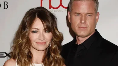 Eric Dane y Rebecca Gayheart en un evento de Hollywood