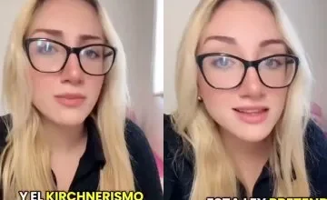 Iñaki Gutiérrez y su novia Eugenia Rolón