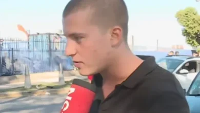 Imagen de un choque múltiple en Avenida Costanera con vehículos dañados