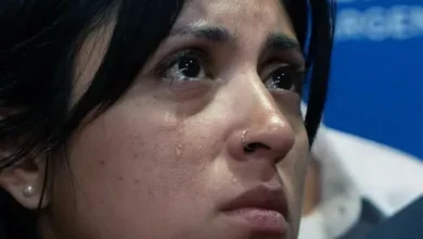 Romina, la madre de Jeremías Monzón, en la Cámara de Diputados