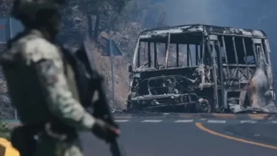 Imagen de un operativo militar en México