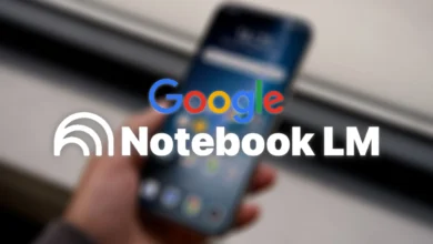 Interfaz de NotebookLM mostrando diapositivas editables y compatibilidad con PowerPoint